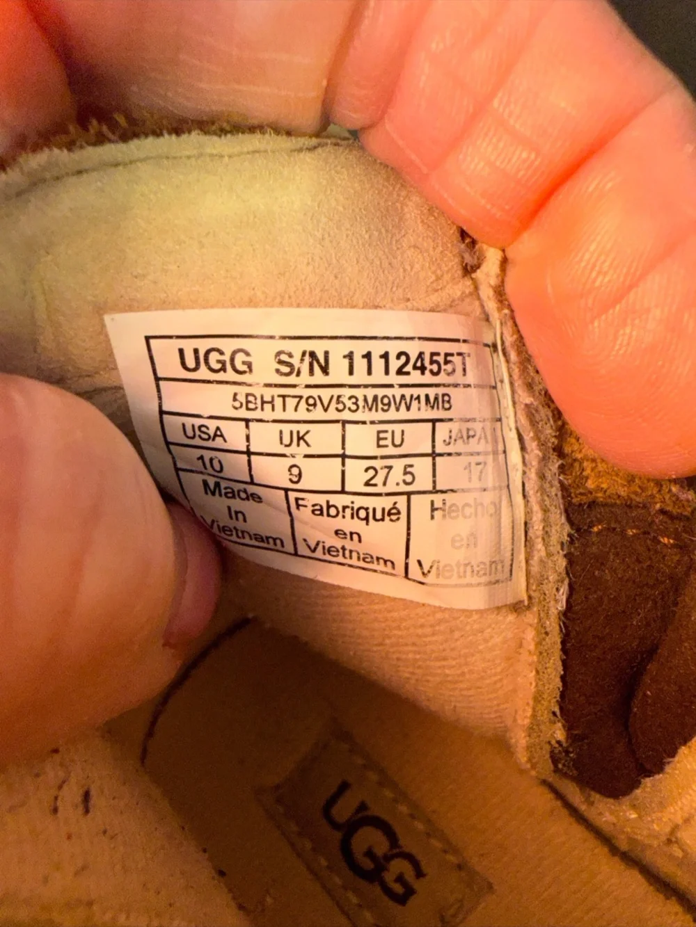 Little Kids Ugg Bolden Leather Weather Boots Brown Size 10 Zipper